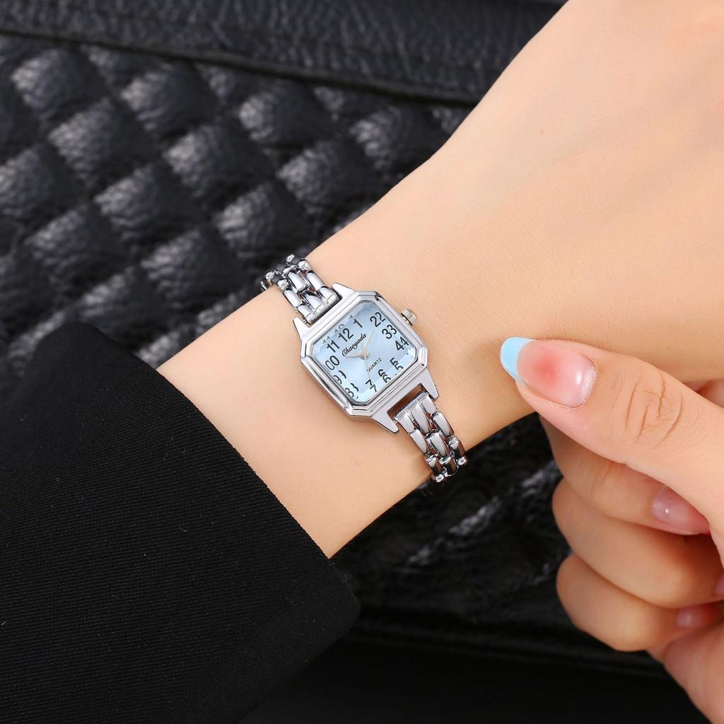 Luxus Damenuhren Golden Mode Lässig Quadratisches Kleines Zifferblatt Damenkleid Quarz Uhr Elegant Mädchen Armbanduhr