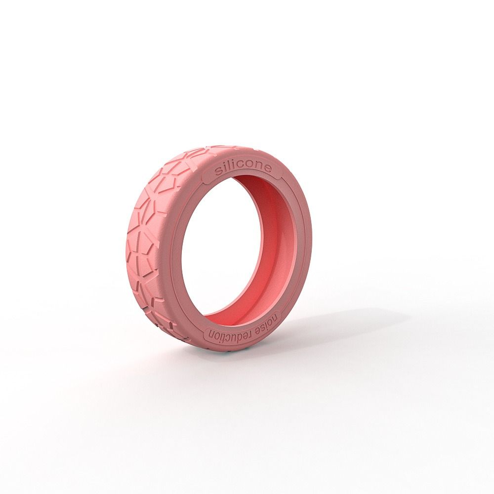 8 stk Silikon Koffert Hjul Beskyttelsesdeksel Reduser Støy Trallekasse Hjuldeksel