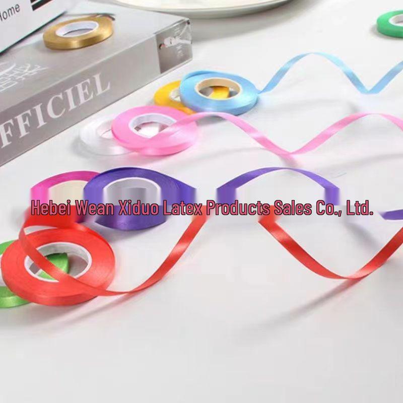 10m Laser Balloon Ribbon & Letter Banner for Wedding Party Decorations