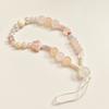 Phone Chain Creative Girly Pink Beaded Simple DIY Phone Chain Camera Bag Pendant Decoration Handheld