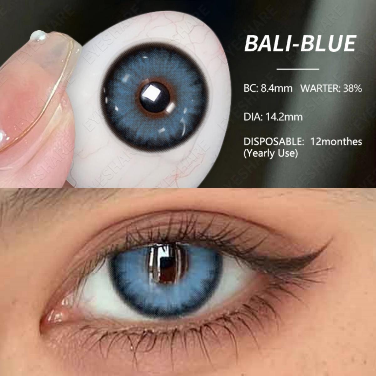 EYESHARE Цветные контактные линзы Модные синие мягкие линзы 2 шт. Коричневые натуральные изысканные линзы Зеленые контактные линзы Серые линзы
