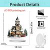 1pc Christmas Ferris Wheel Ornament Christmas Scene Design Cozy Style Home Decoration Daily/Holiday Gift Scene Compatible