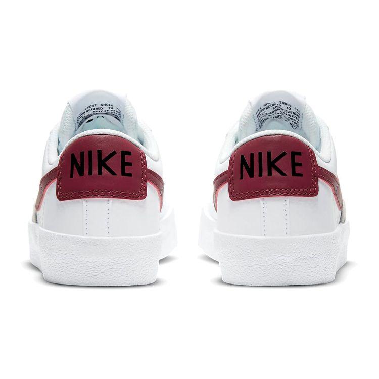 Nike Blazer Low 77 GS White Team Red Kids Sneakers Black DA4074-102
