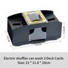 Electric Plastic Card Shuffler 1 2 Deck Automatic Dealer Casino Game Accessory
