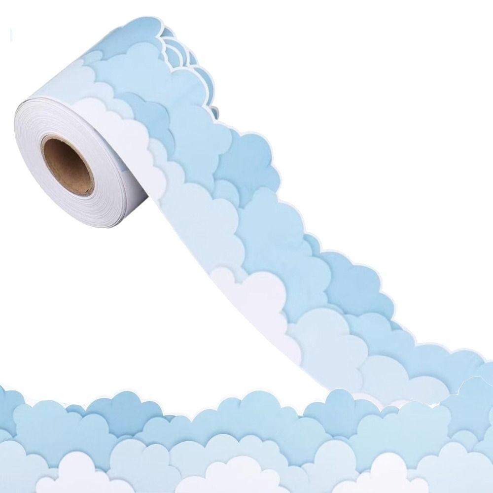 1Roll 7.5cm Border Paper Paper Border Classroom Decors Creative Decorative Stickers  Handmade Crafts