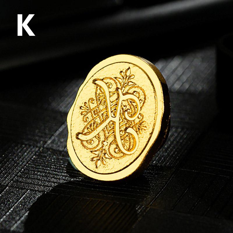 LetterA-Z Wax Seal Stamp DIY Sealing Wax Stamp Head for Scrapbooking Wedding Invitation Photo Album Dedicated Seal Stamp DIY