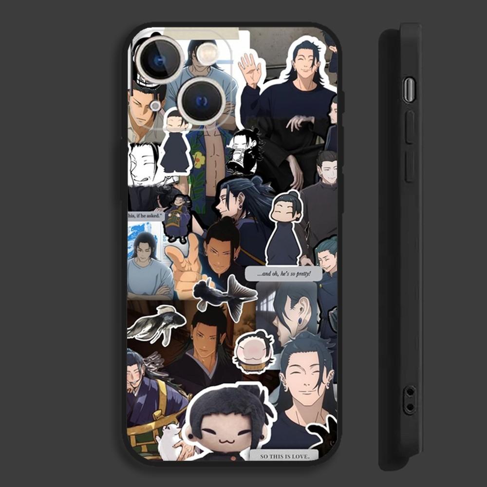Suguru GetoS Handyhülle Für iPhone 15,14,13,12,11 Plus,Pro,Max,XR,XS,X,7,8 Plus,SE,Mini Silikon Weich