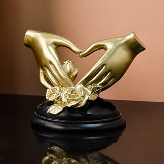Unique Hand Sculpture Vibrant Color Clear Texture Collectible