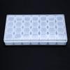 Fashion Plastic 28 Slots Nail Art Tools Jewelry Beads Storage Box Case Organizer