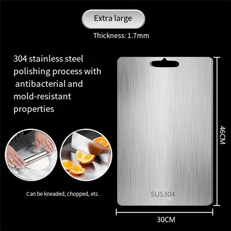 A27F-Metal Cutting Boards For Kitchen Steel Cutting Boards For Kitchen Stainless Steel Cutting Board