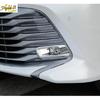 Car ABS Chrome Front Fog Light Trim Cover For Toyota Camry L/LE/XLE 2018-