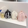 Schoolbag1011 New Polka Dot Rabbit Ear Backpack Women's Fashion Versatile Shoulder Bag Lightweight Portable Sweet Lace Small Bag