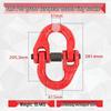 Double Ring Butterfly Buckle Chain Adjuster for Lifting Slings