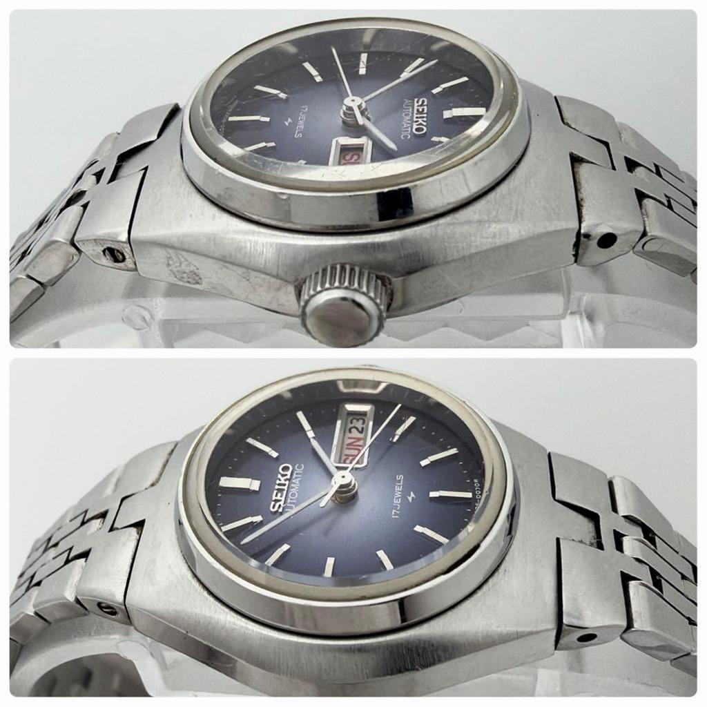Used Seiko Joyful 1972 Automatic Ladies Watch Blue Dial