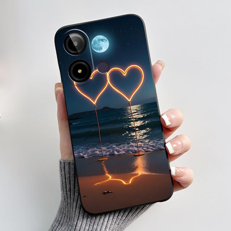 

Case For BLU C9 Phone Case Luxury Cute Love Rabbit Cartoon Funny Pattern Cover Shell Black TPU Soft Silicone Protective Casing BLU C9