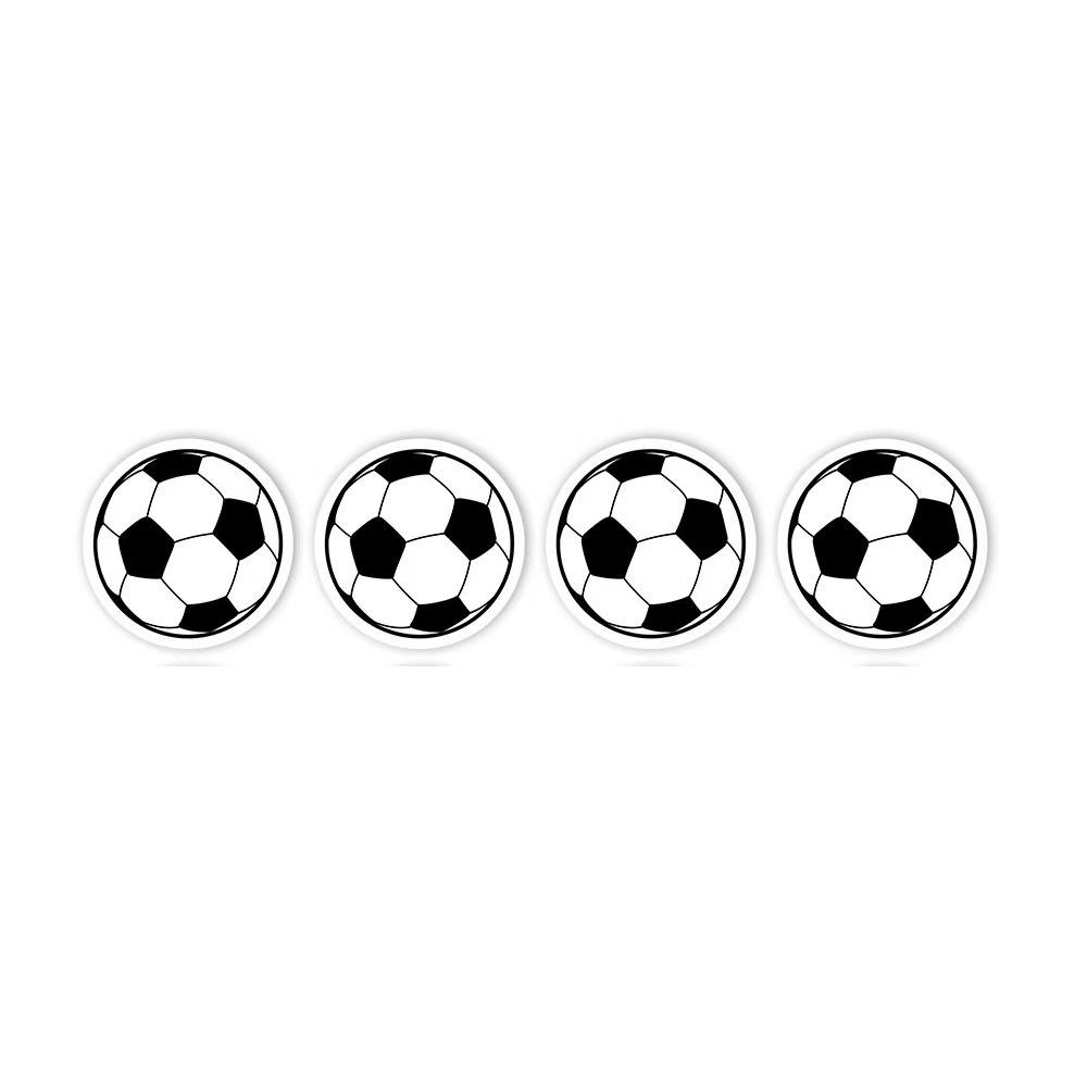 12 Football Stickers/Pack - 3CM World Cup Game Cheer & Decor Sealing Adhesive
