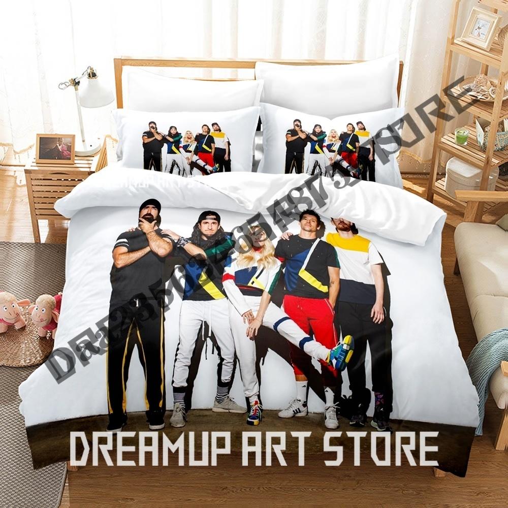 3D Print Hip Hop walk off the earth Bedding Set Single Twin Full Queen King Size Bed Set Adult Bedroom Duvetcover Set Anime Bed