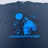 Vintage 90er Heulender Wolf Nachtmond T-Shirt GROSS Natur Tier