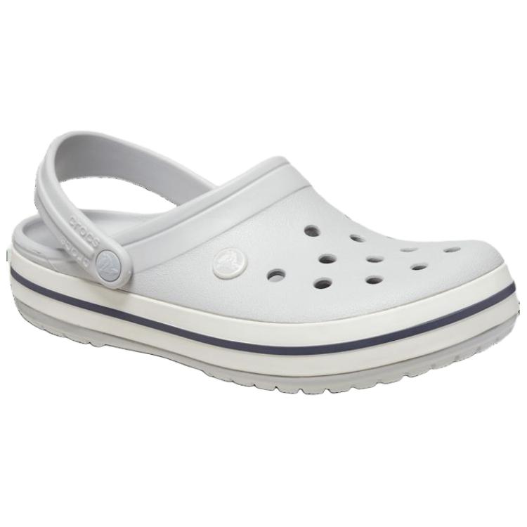 Crocs Crocband Comfortable Trendy Clogs Unisex Footwear Gray 11016-1FT