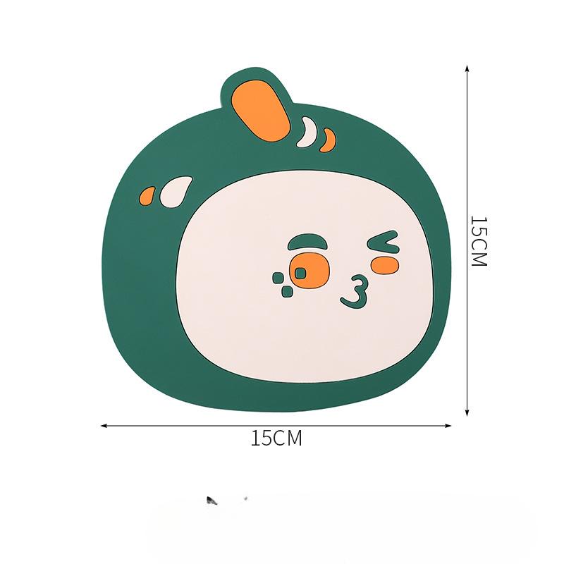 Tisch Hitzedämmmatte Heiß und Rutschfest Haushalt Cartoon Platzset Hochtemperatur Wasserdicht und Ölfest Schüssel