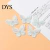 Sewing Patches 10Pcs Butterfly Appliques Exquisite Handicraft Double Layers DIY Embroidery Craft Flower Accessories