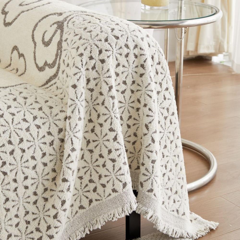 Panda Sofa Cover Cloth Towel  New Luxury Thick Sofa Cushion Lazy One Piece of Four Seasons Universal Woolen Blanket Carpet