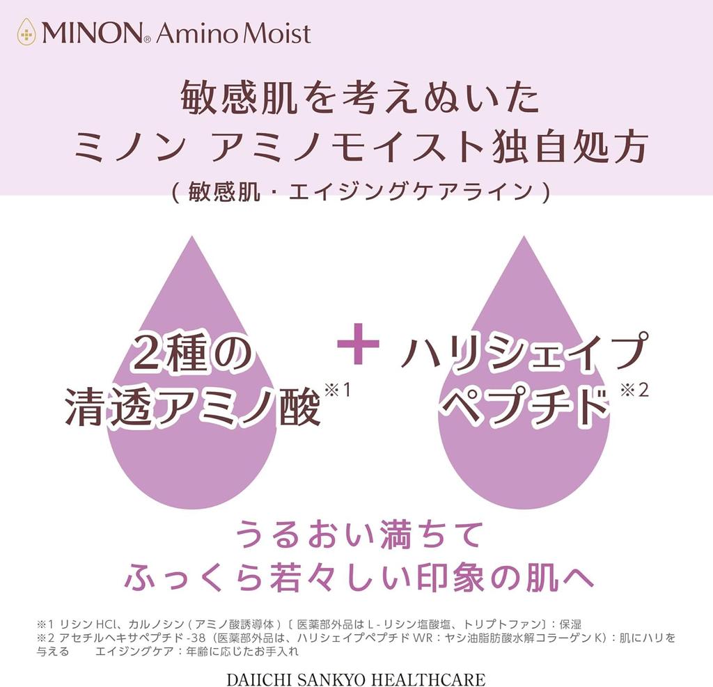 MINON Amino Moist Aging Care Lotion 150ml Moisturizing lotion that penetrates and improves firmness and luster [Sensitive Skin]