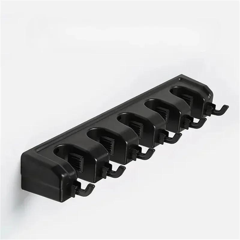 1pc Wall Mount Heavy Duty Mop and Broom Holder - Garage and Laundry Room Storage Rack Bathroom Accessories Kitchen Storage