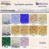 Preciosa Czech Glass Round Beads 8/0: 250g Pearl Imitation Jade Series, 13 Colors for DIY