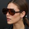 New Fashionable Sunglasses for Women Minimalist Design Elegant Accessories UV Protection Trendy Glasses