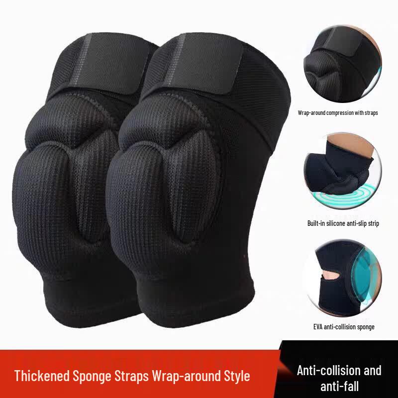Tactical Sports Knee Pad with Elastic Straps