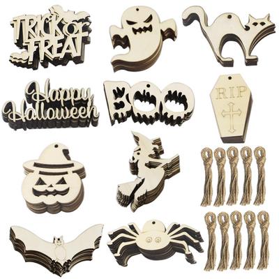 DIY Wooden Halloween Decorations: Creative Crafts & Hanging Ornaments for Festivals