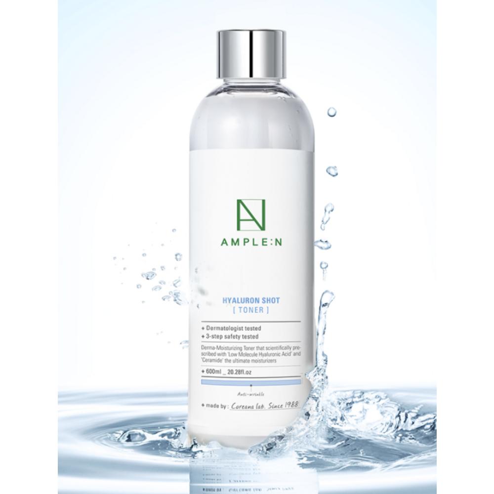 Koreana Ampoule N Hyaluronic Shot Toner Large Capacity, 1 Ea, 600ml