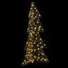 Christmas Tree with 160 Warm White LEDs 150 cm Rattan