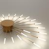 Nordic Fireworks Rotating LED Ceiling Light - High-End Living Room and Bedroom Lighting