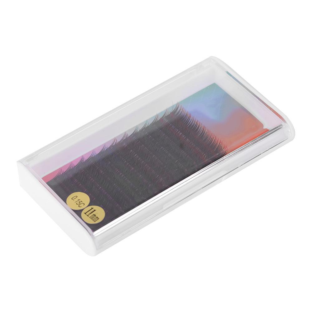 

Накладные ресницы с градиентным переходом, мягко растушеванные, для наращивания, длинные, искусственные, 0.15C 11мм