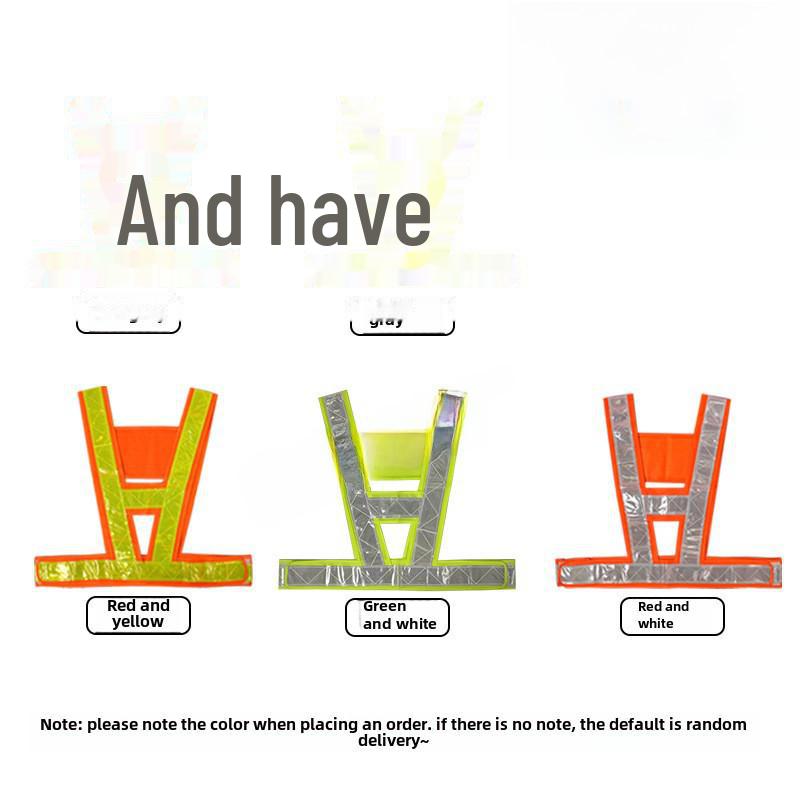 High-Visibility Reflective Safety Vest for Traffic and Construction Workers
