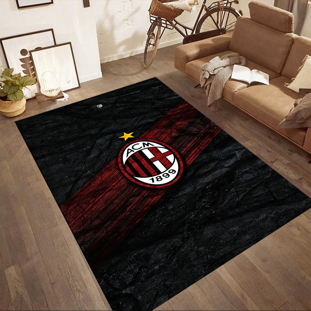 Ac Milan Floor Rug Office Rug Suitable For Hallway Foyer Kitchen Dining Room Antislip Carpet Anime Office Decor