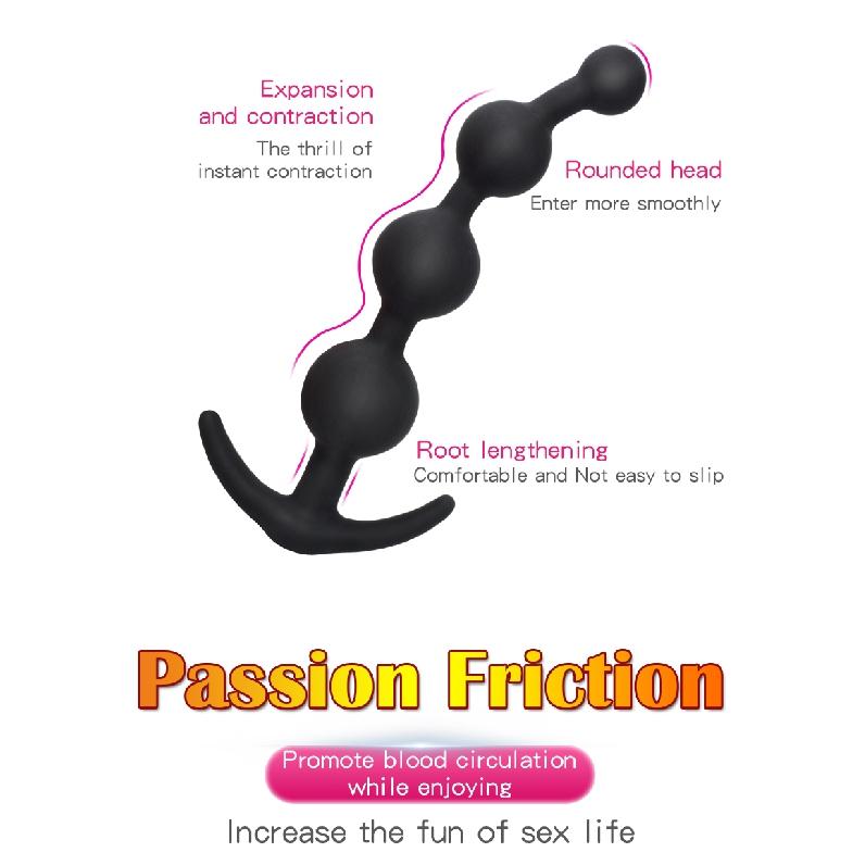 Anal Beads Balls Plug Buttplug Anal plug Dildo Vagina Masturbator Dilator Adult Sexy Sex Toys for Women Men Couples Sex