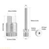 A1A2 Bicycles Crank Puller Remover 20 Teeth Bottom Bracket Sleeve Tool Bicycles Bottom Bracket Remover Crank Extractors Tool