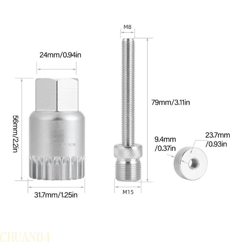 A1A2 Bicycles Crank Puller Remover 20 Teeth Bottom Bracket Sleeve Tool Bicycles Bottom Bracket Remover Crank Extractors Tool