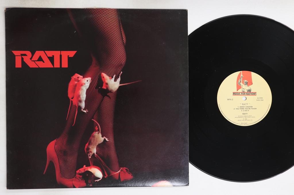LP Record RATT - Ratt MFN2 MUSIC FOR NATIO 1983 UK Metal Used