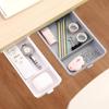 HEYEJET Hidden Drawer Organizer No-Punch Under Desk Stationery Box Paste Small Drawer Tray Under Drawer Storage bak to school