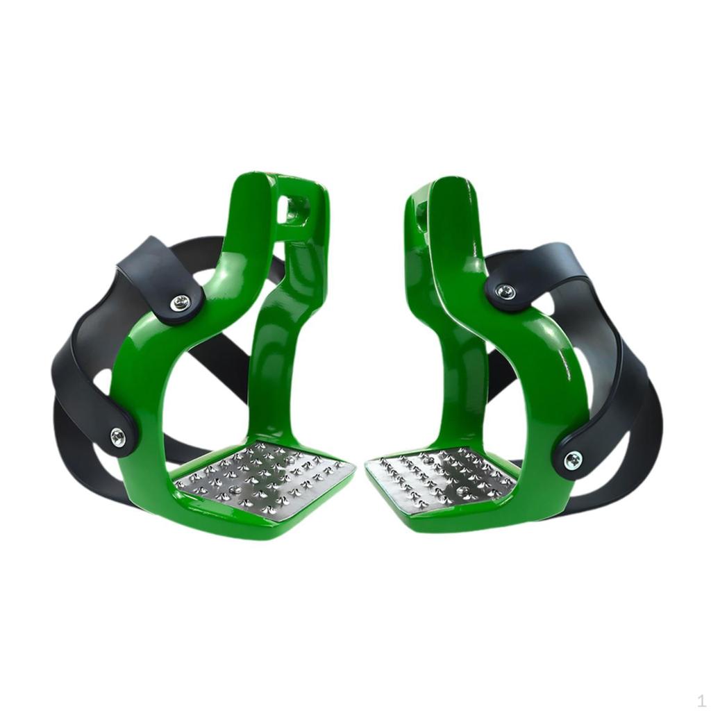 2 Pieces Horse Riding Stirrups Equestrian Equipment Accessories Replacement Outdoor Sports Repairing