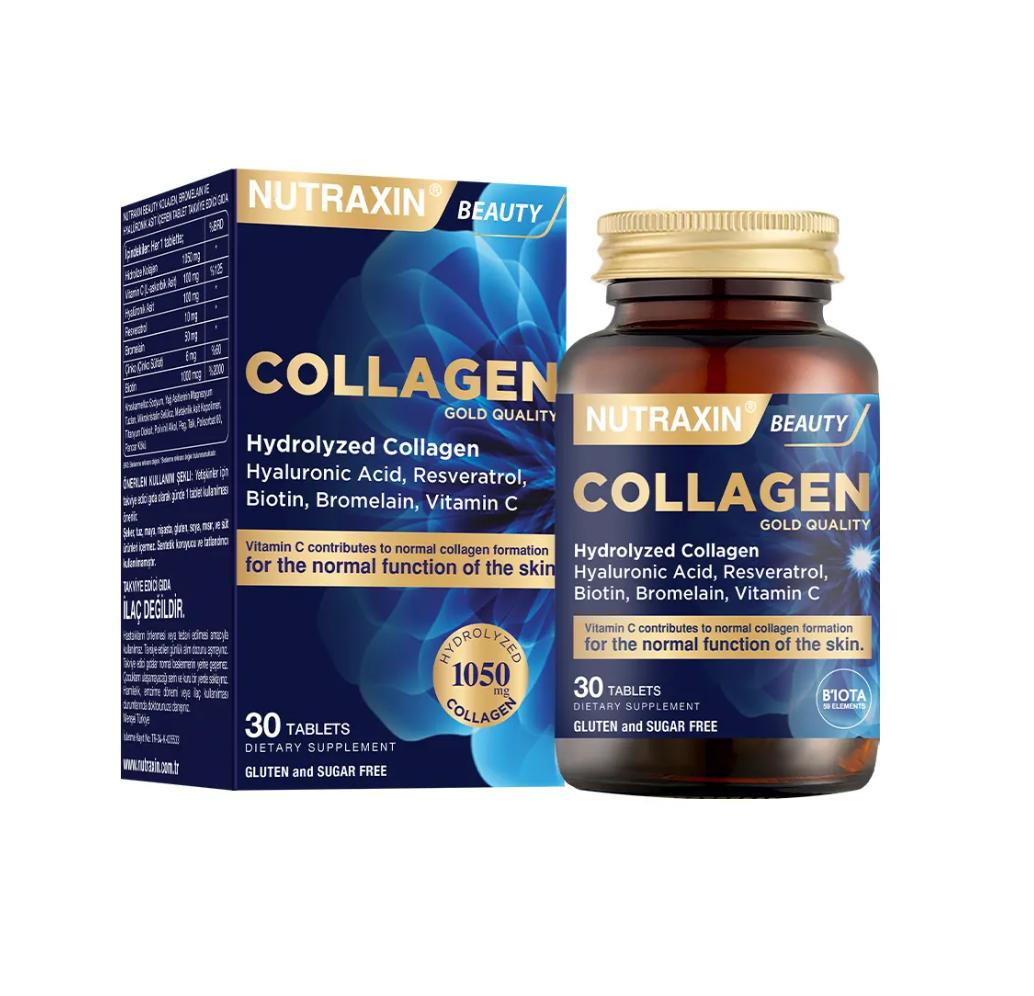 

Nutraxin Collagen Gold Якісна Таблетка 30 Таблеток