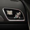 Clipe universal para ventilação de ar do carro, ornamento leve com perfume de longa duração