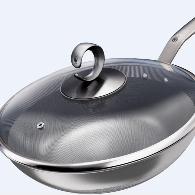 CARL MERTENS Chef s Titanium Non-stick Wok 32cm