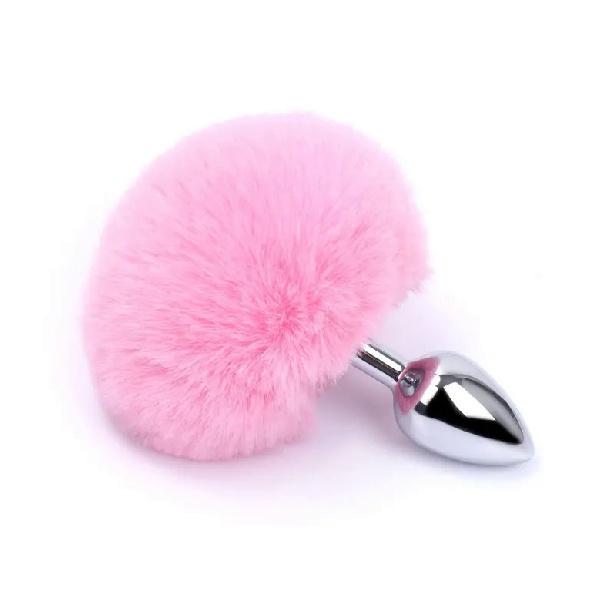 Detachable Anal Plug Real Bunny Tail Smooth Touch Metal Butt Plug Tail Erotic BDSM Sex Toys for Woman Couples Adult Games