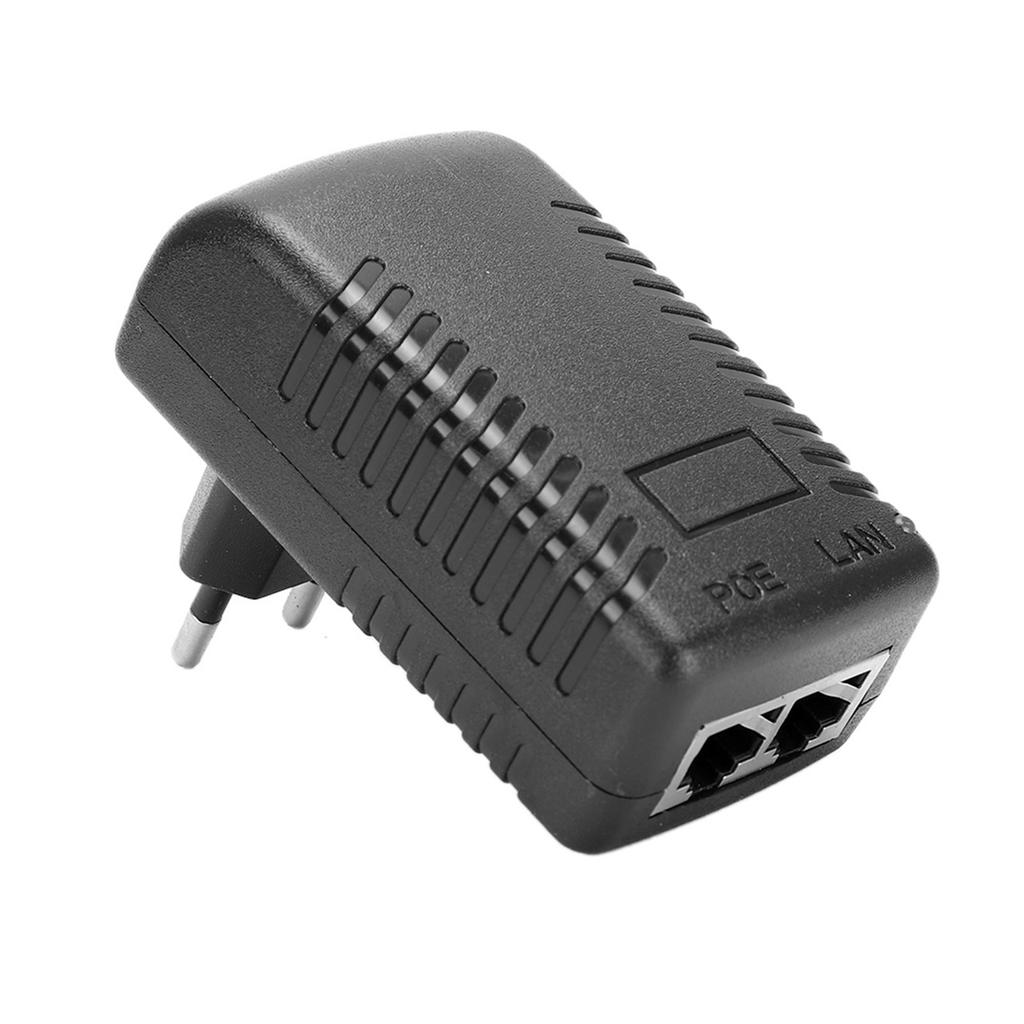 DC 48V 0.5A Power Supply Injector 24W POE Adapter Plug
