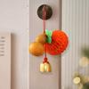 14cm DIY Accessories Cute Bell Design New Year Home Decor Gift of Blessing Gourd Design Auspicious Pendant Multi-Color